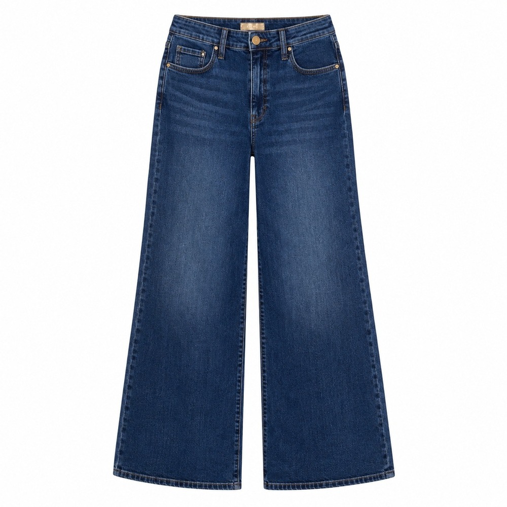 Kut from the Kloth Charlotte High Rise Wide Leg Jeans Commendatory Size 8 NWT - Picture 2 of 9